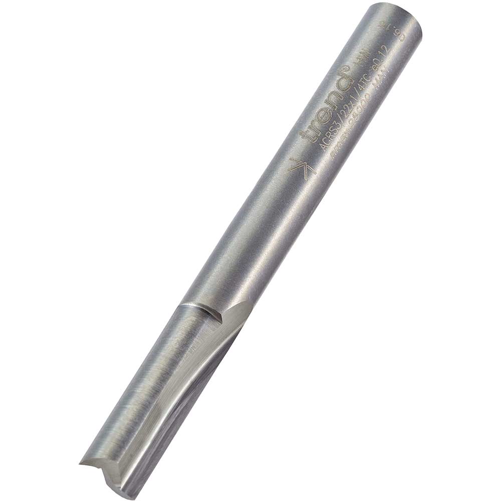 Trend Acrylic Two Flute Engraving Router Cutter 6.35MM 25mm 1/4