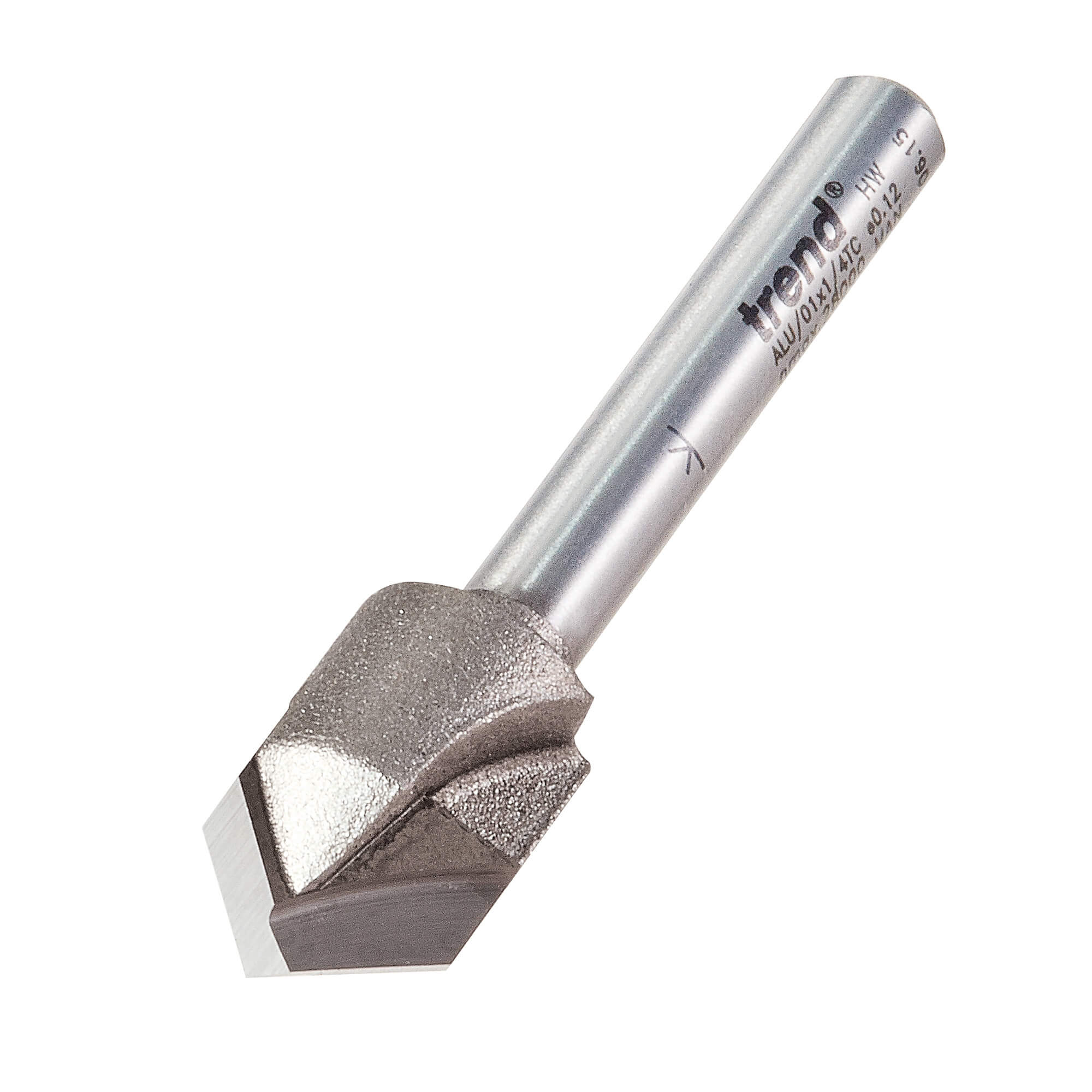 Image of Trend Alucobond V Groove Router Cutter 13mm 10mm 1/4"