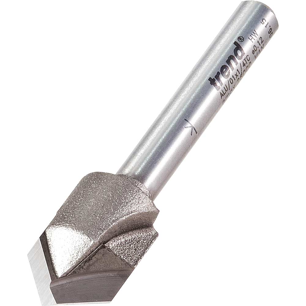 Trend Alucobond V Groove Router Cutter 13mm 10mm 1/4