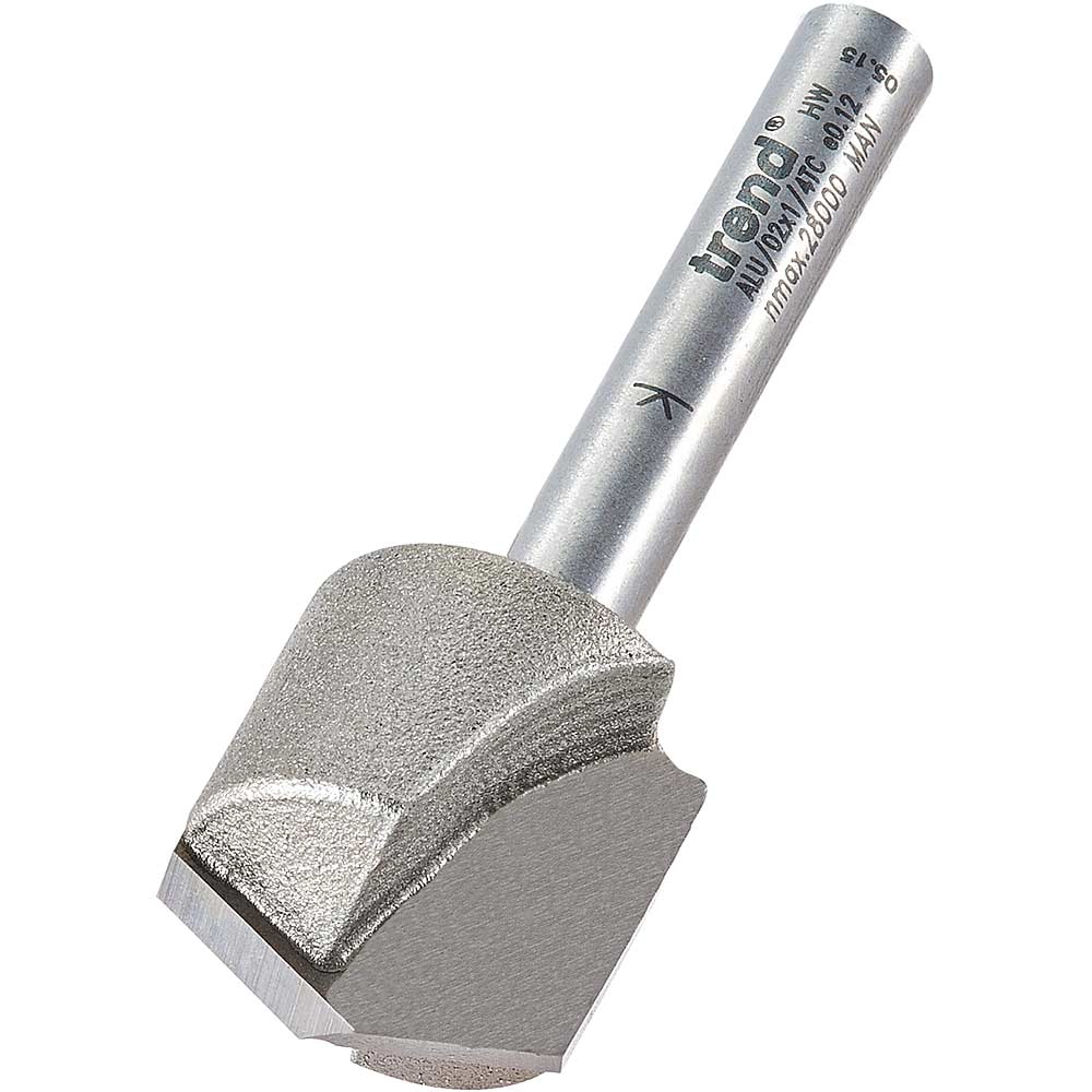 Image of Trend Alucobond V Groove Router Cutter 18mm 13mm 1/4"