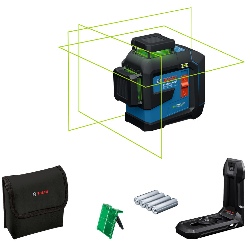 Image of Bosch GLL 80-33 G Cordless Professional Green Line Laser Level No Batteries No Battery Charger No Case