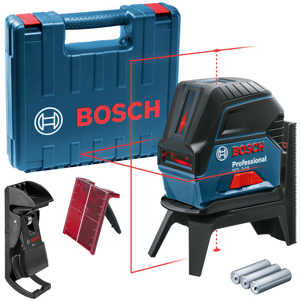 Image of Bosch GCL 2-15 Combi Line Laser Level Set