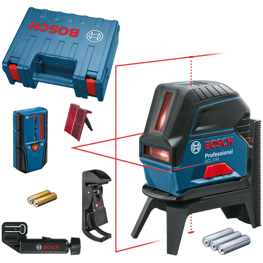 Image of Bosch GCL 2-50 + LR6 Professional Combi Laser (Carry Case)