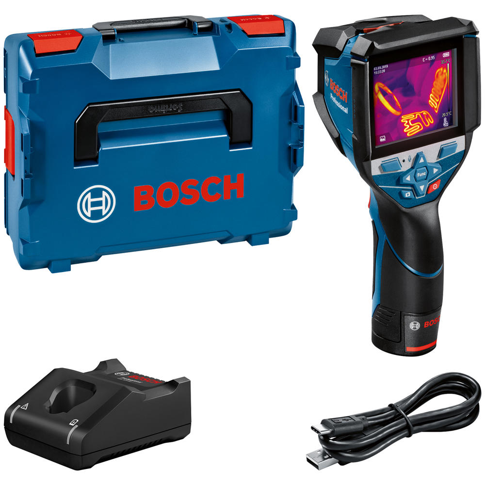 Image of Bosch GTC 600 C 12v Professional Thermal Imaging Camera 1 x 2ah Li-ion Battery Charger Case