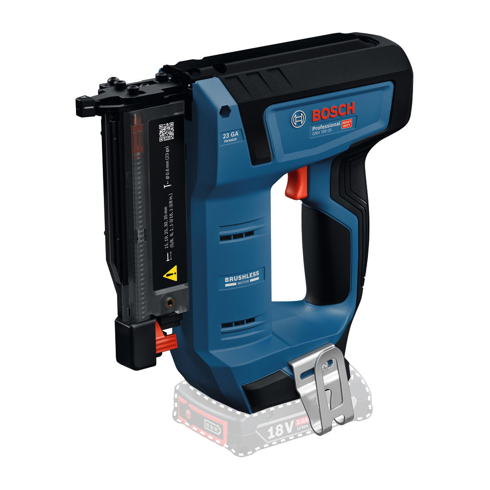 Image of Bosch GNH 18V-35 18v Cordless Pin Nailer No Batteries No Charger No Case