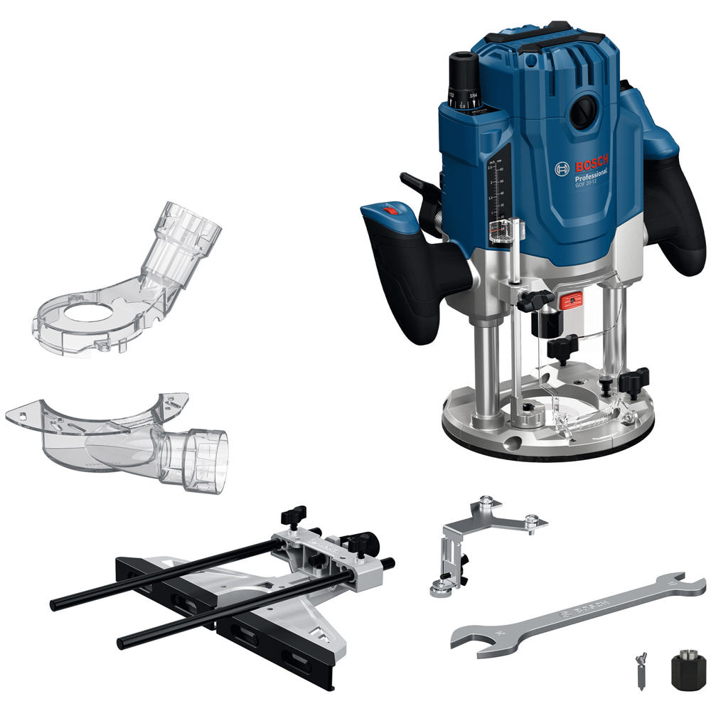 Image of Bosch GOF 20-12 1/2" Plunge Router 240v