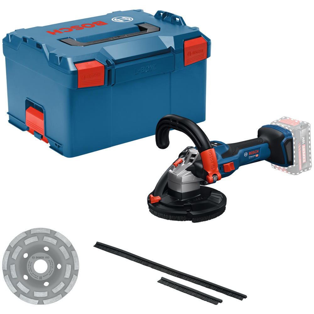 Image of Bosch GBR 18V-15 S 18v Cordless Concrete Grinder 125mm No Batteries No Charger Case