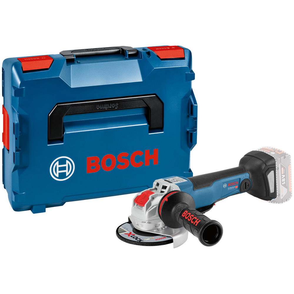 Image of Bosch GWX 18 V-10 PC X Lock 18v Cordless Angle Grinder 125mm No Batteries No Battery Charger Case