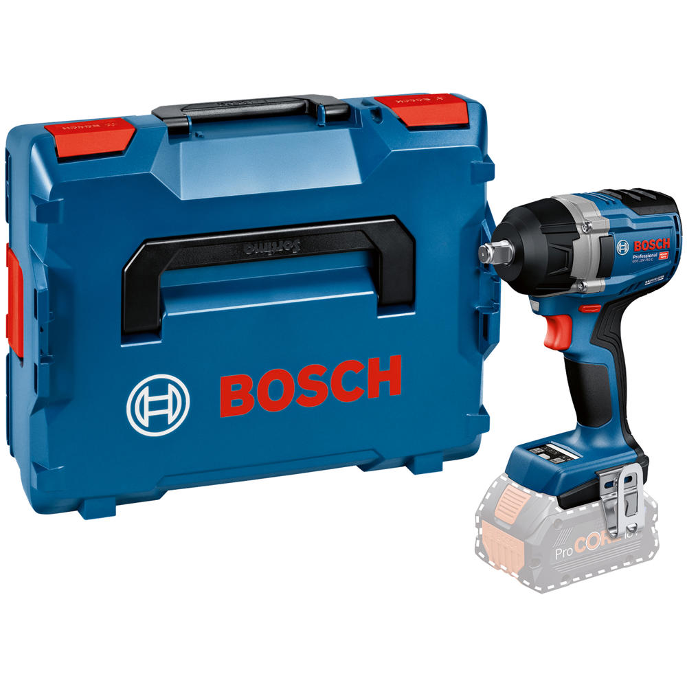 Image of Bosch GDS 18V-750 C Cordless 1/2" Drive Impact Wrench No Batteries No Battery Charger Case