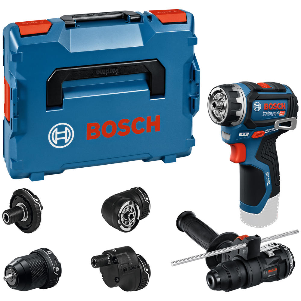 Image of Bosch GSR 12V-32 FC 12v Cordless Brushless Flexiclick Drill Driver No Batteries No Charger Case & Accessories