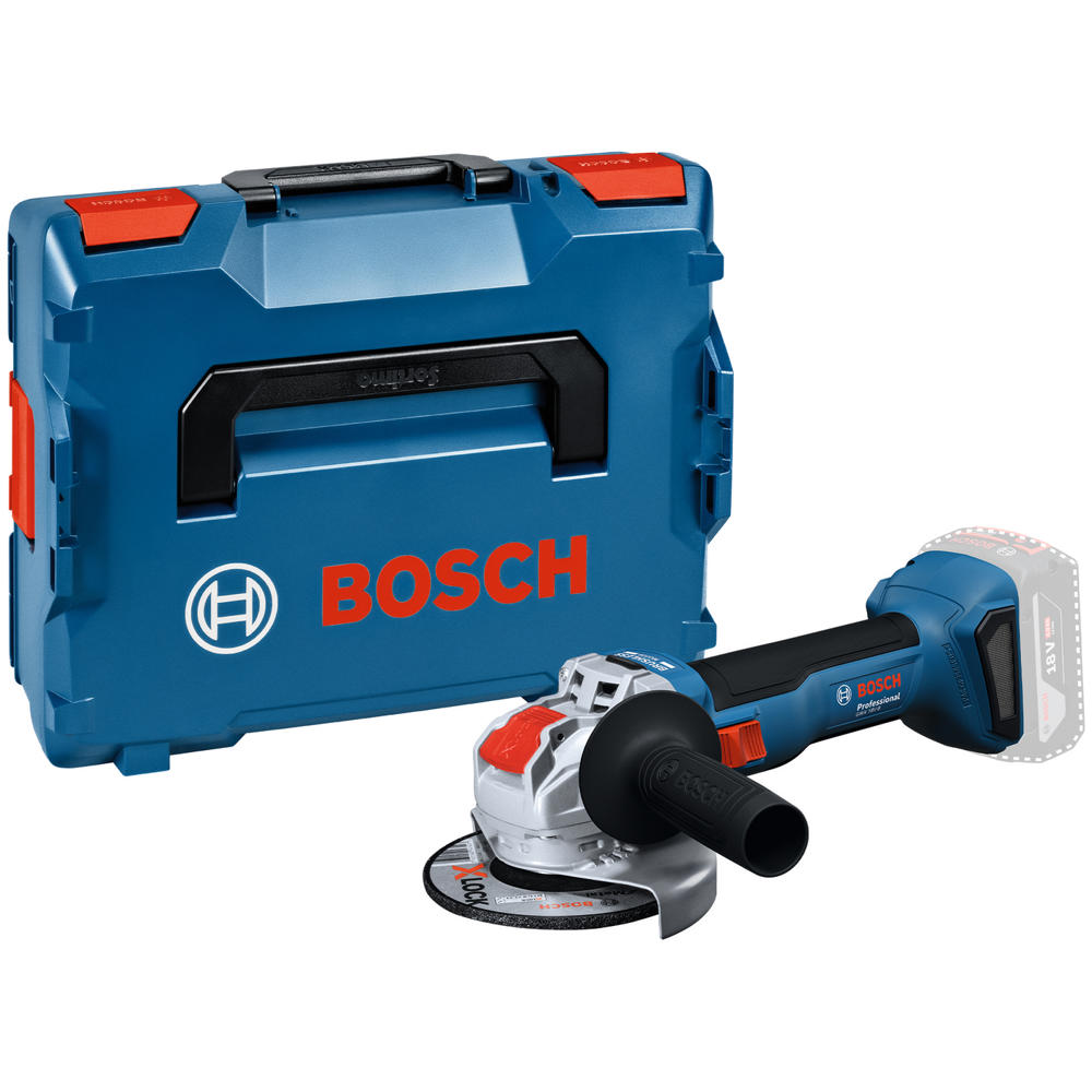 Image of Bosch GWX 18V-8 18v Cordless X Lock Angle Grinder 125mm No Batteries No Charger Case