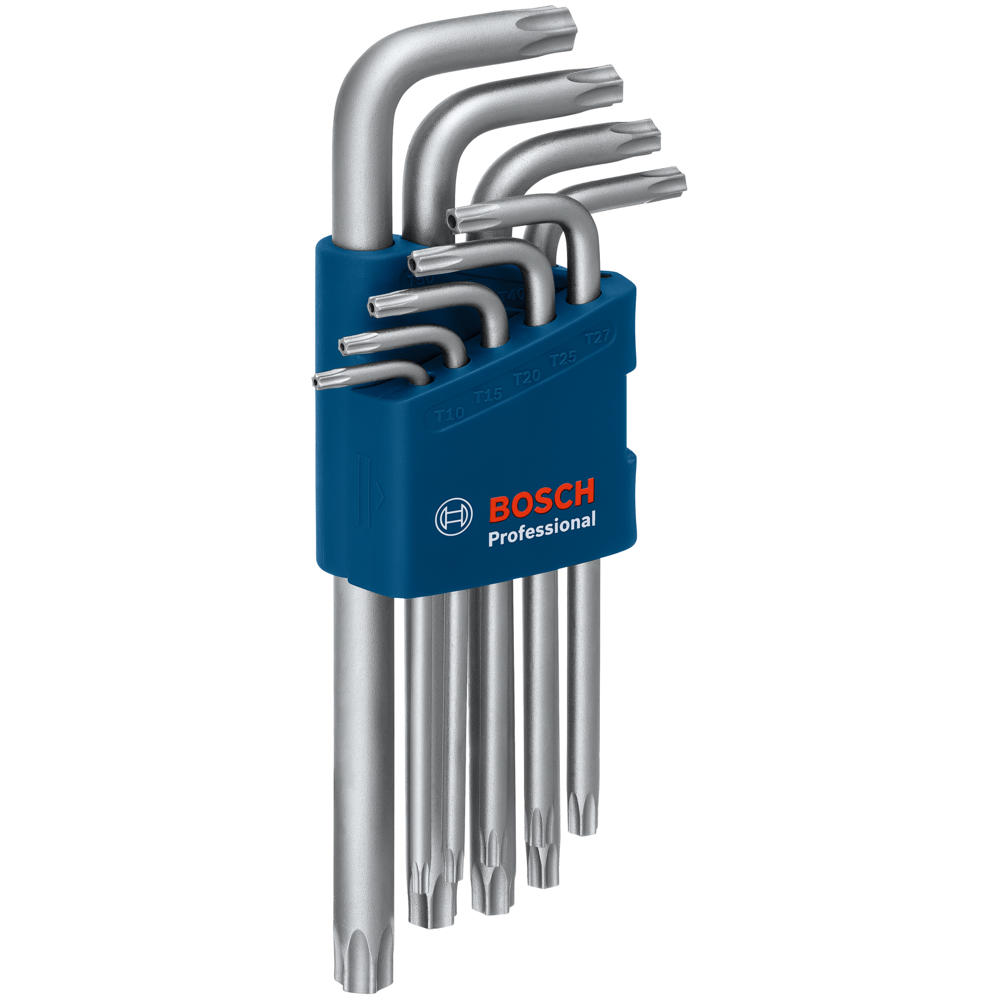 Bosch Professional 9 Piece Torx Key Set