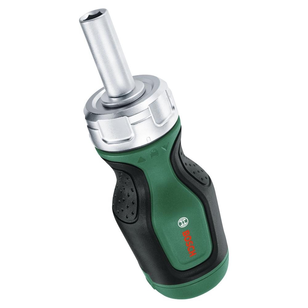 Bosch Ratchet Stubby Screwdriver and 6 Piece Bit Set