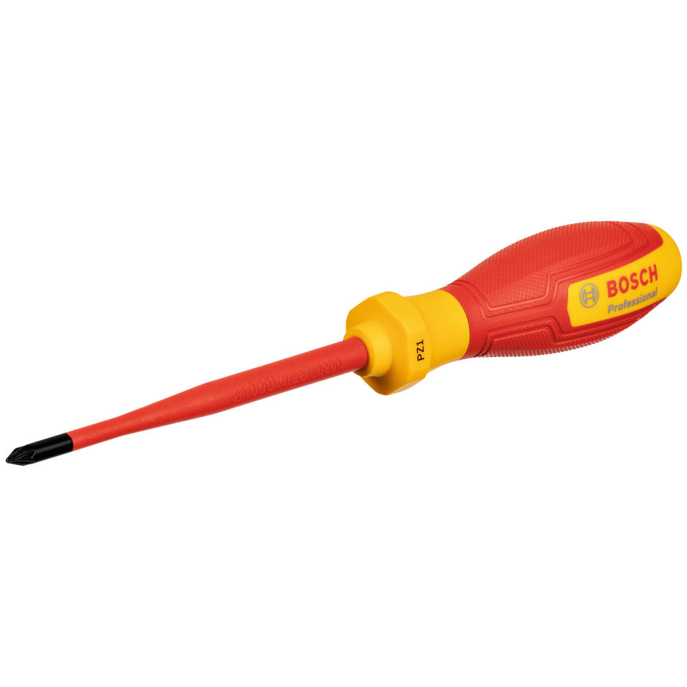 Bosch Professional VDE Insulated Pozi Screwdriver PZ1 100mm