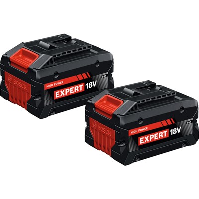 Bosch Expert PRO BLUE EXBA 18v Cordless Twin Pack Li-Ion Battery 8ah