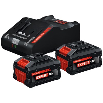 Bosch Expert PRO BLUE 18v EXBA18V-80 Cordless 2 Battery 8ah and Charger Set