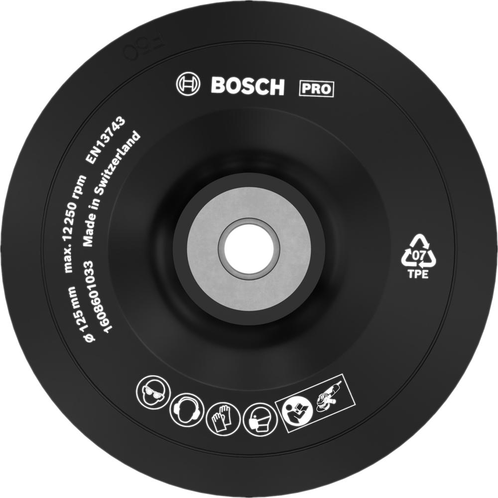 Image of Bosch PRO M14 Angle Grinder Backing Pad 125mm