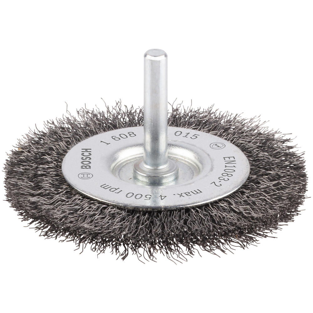 Bosch PRO 0.2mm Crimped Steel Wire Wheel Brush 100mm 6mm Shank