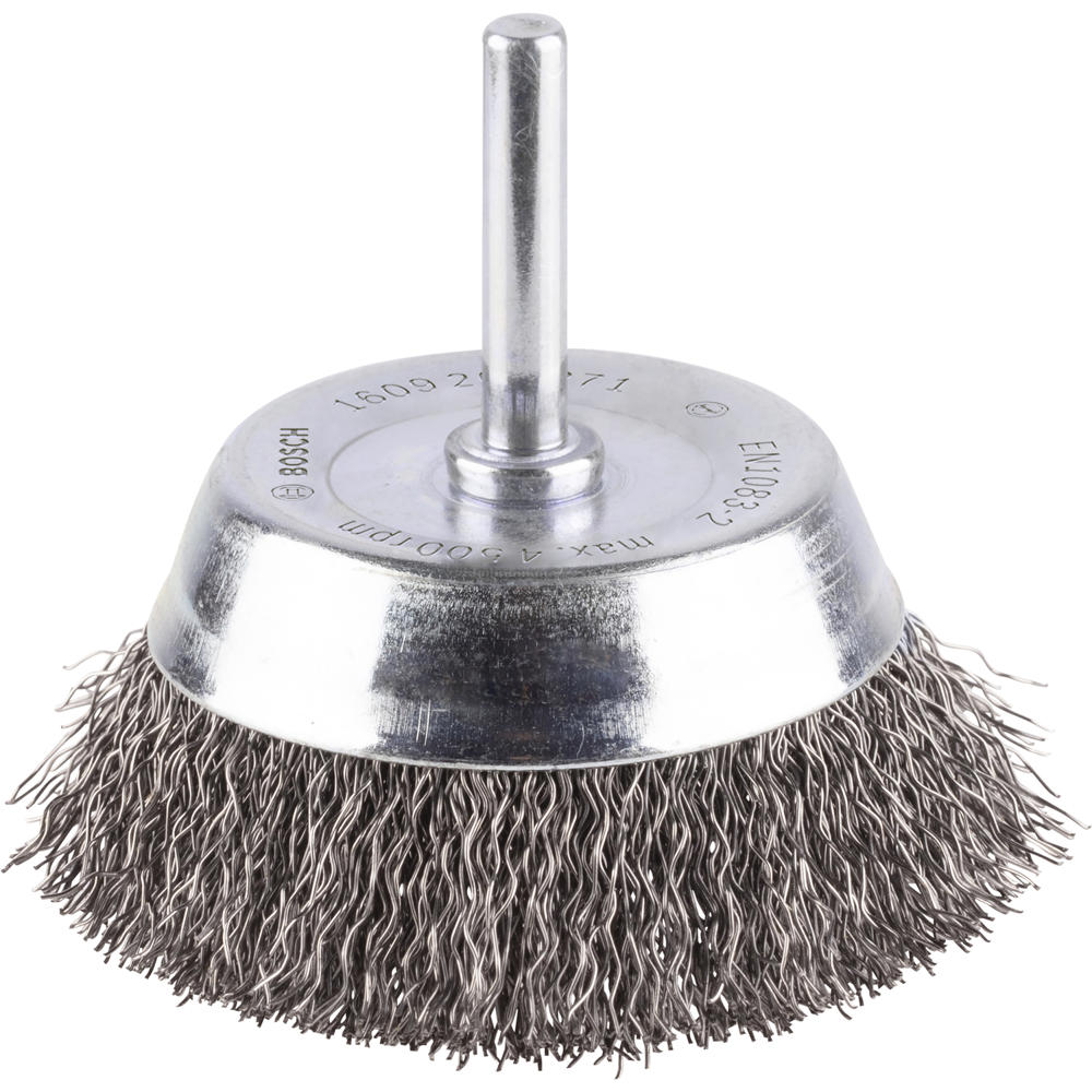Image of Bosch PRO 0.2mm Crimped Steel Wire Brush 70mm 6mm Shank
