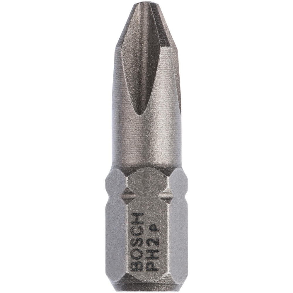 Image of Bosch Extra Hard Phillips Screwdriver Bits PH2 25mm Pack of 10