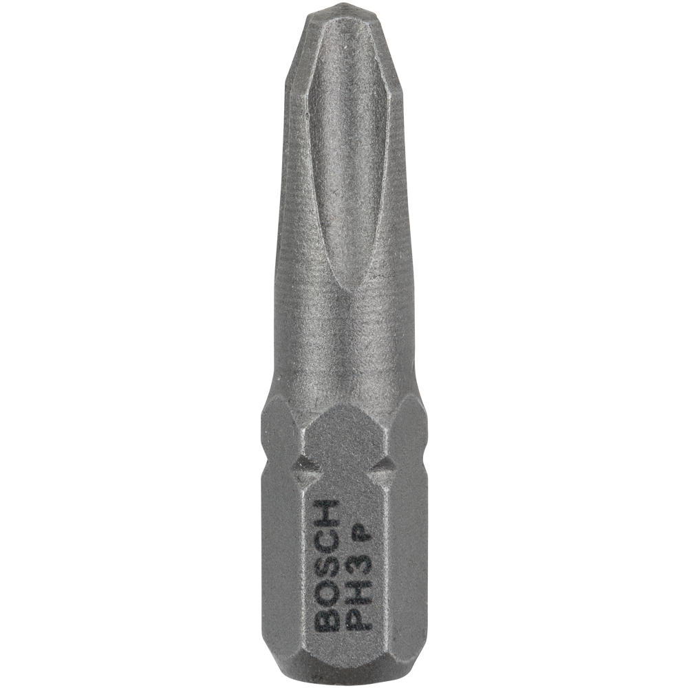 Image of Bosch Extra Hard Phillips Screwdriver Bits PH3 25mm Pack of 3