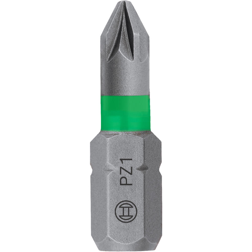 Image of Bosch Extra Hard Pozi Screwdriver Bits PZ1 25mm Pack of 25