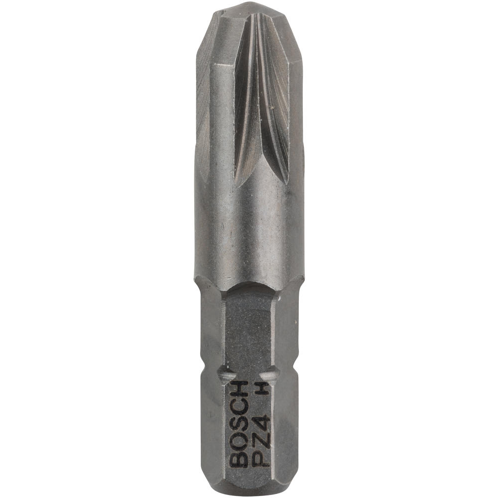 Image of Bosch Extra Hard Pozi Screwdriver Bits PZ4 32mm Pack of 3