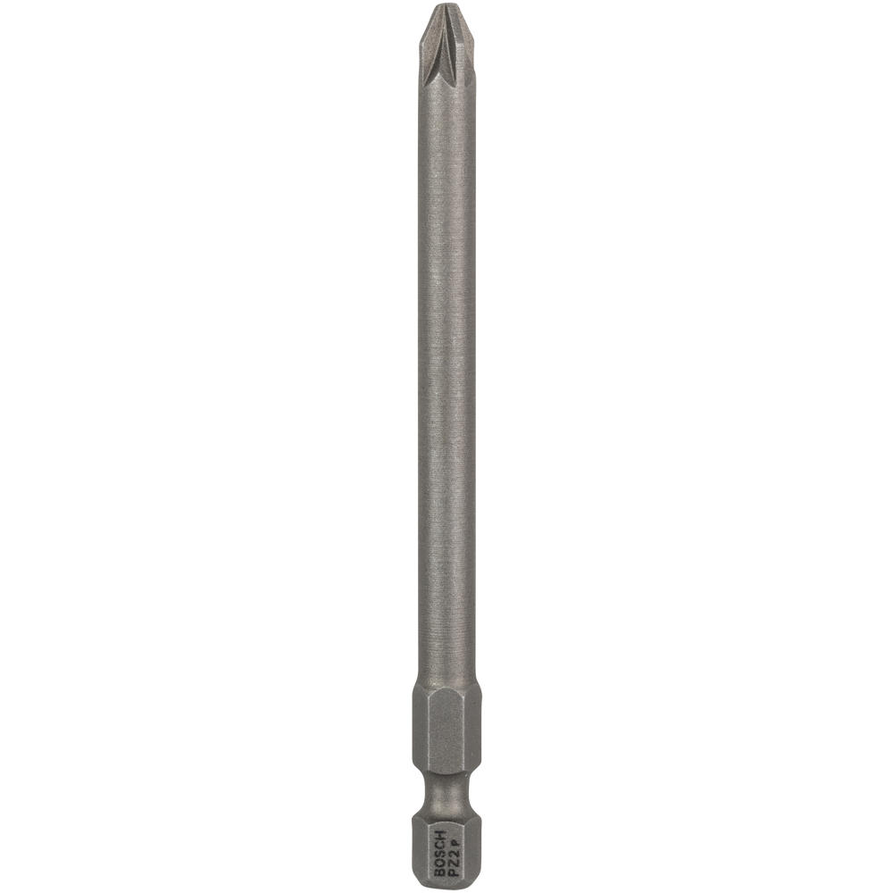 Image of Bosch Extra Hard Pozi Screwdriver Bits PZ2 89mm Pack of 3