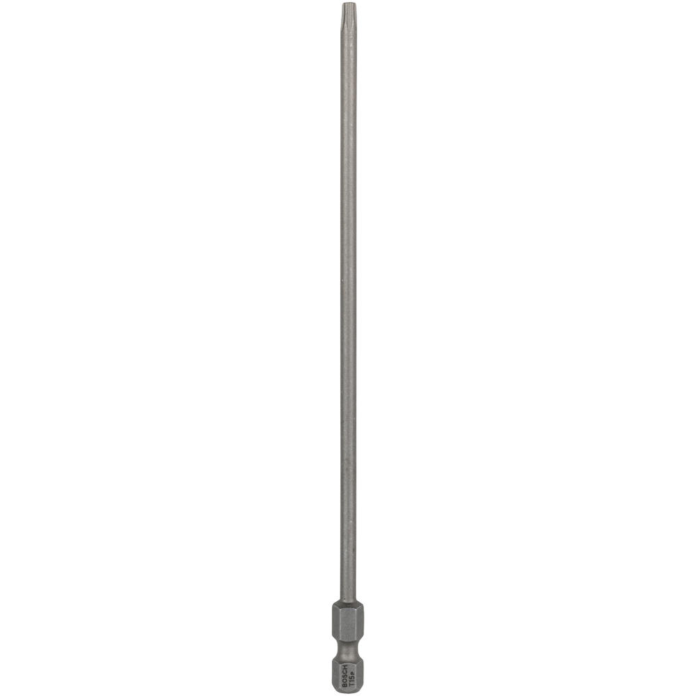 Image of Bosch Extra Hard Torx Screwdriver Bit T15 152mm Pack of 1