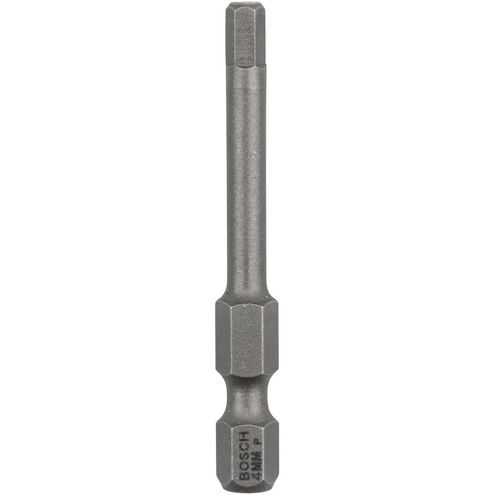 Image of Bosch Hex Extra Hard Screwdriver Bit Hex 4mm 50mm Pack of 3