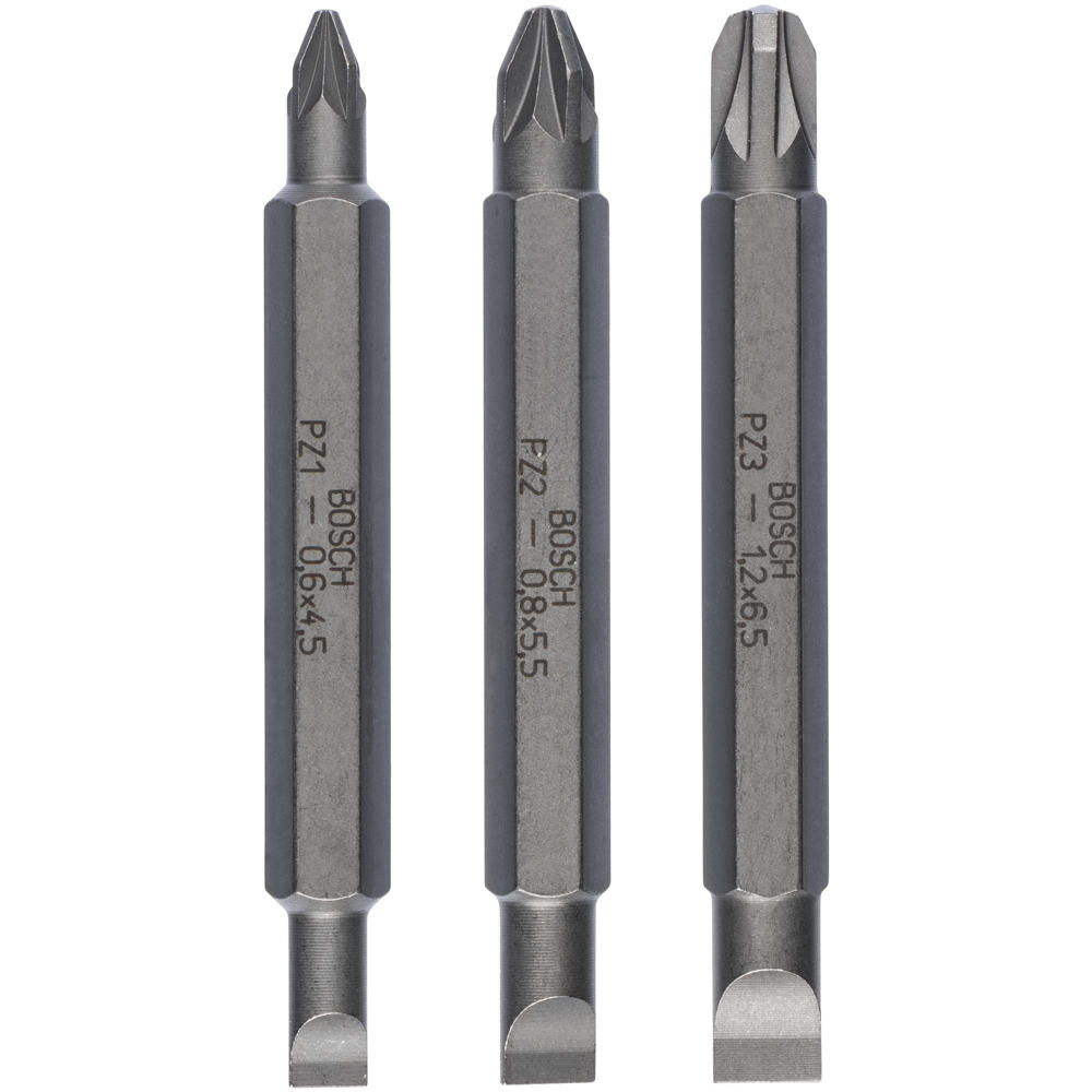 Bosch 3 Piece Double Ended Screwdriver Bit Set