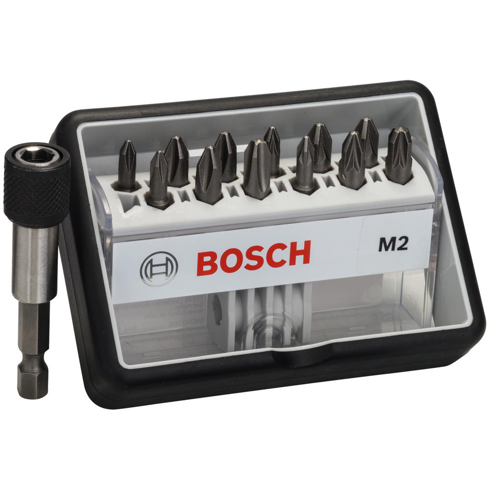 Image of Bosch 13 Piece M Extra Hard Screwdriver Bit Set