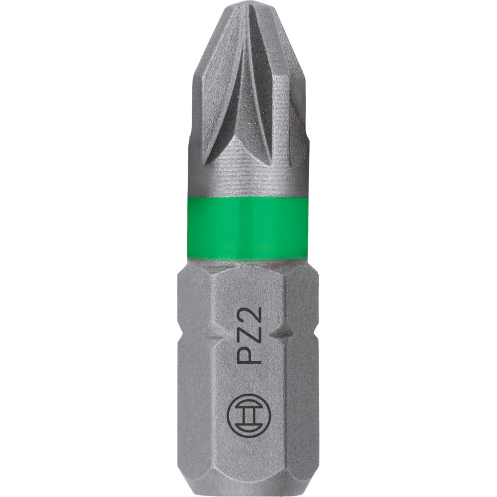 Bosch EXPERT PZ2 Tic Tac Box Extra Hard Pozi Screwdriver Bits PZ2 25mm Pack of 25