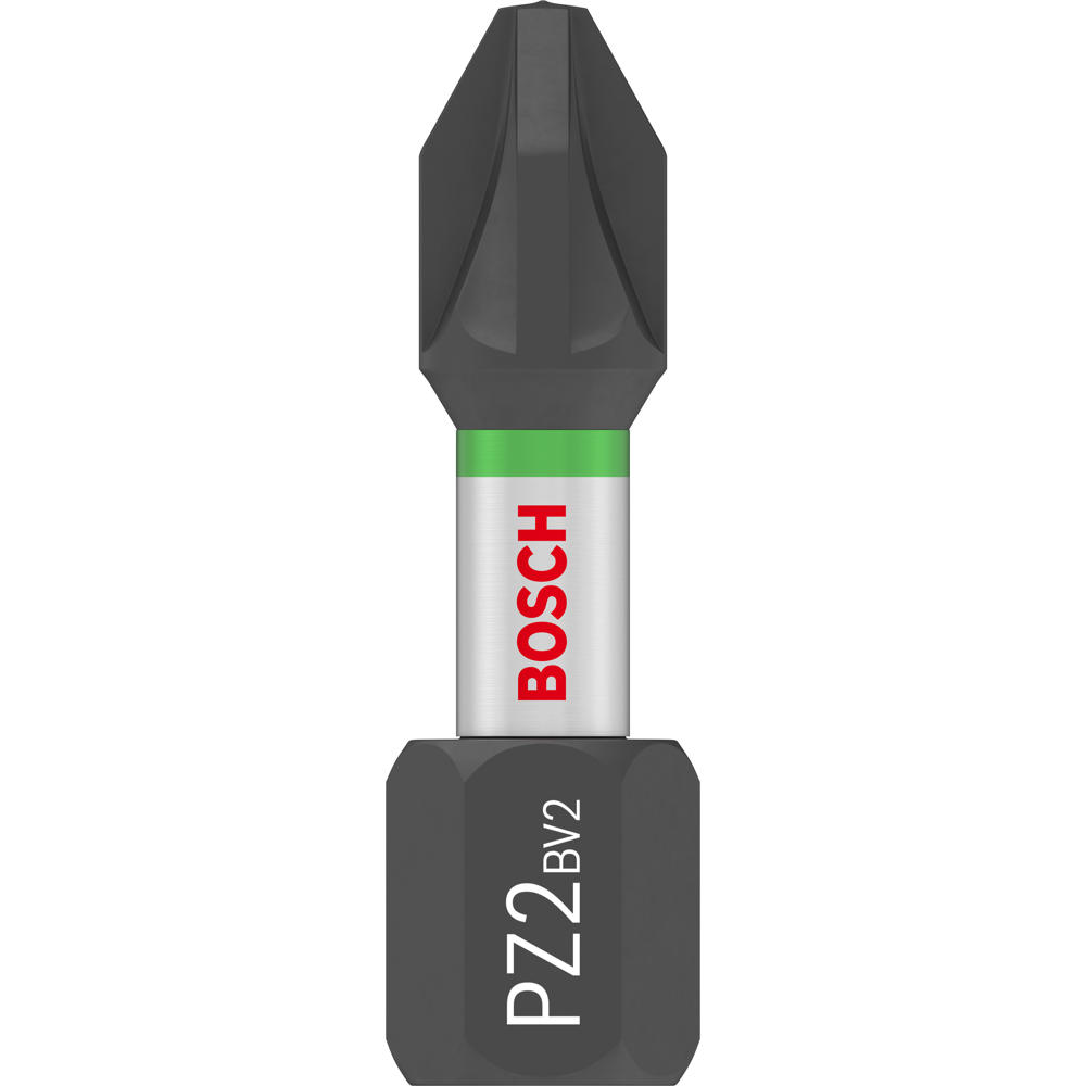 Image of Bosch PRO Impact Control Torsion Pozidriv Screwdriver Bits PZ2 25mm Pack of 25