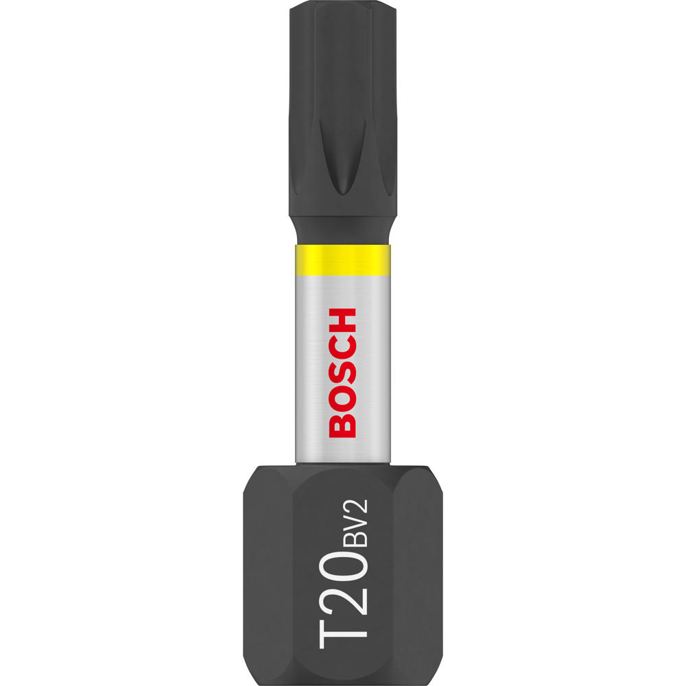 Image of Bosch PRO Impact Control Torsion Torx Screwdriver Bits T20 25mm Pack of 25