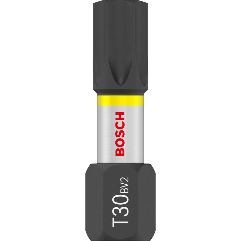 Image of Bosch PRO Impact Control Torsion Torx Screwdriver Bits T30 25mm Pack of 25