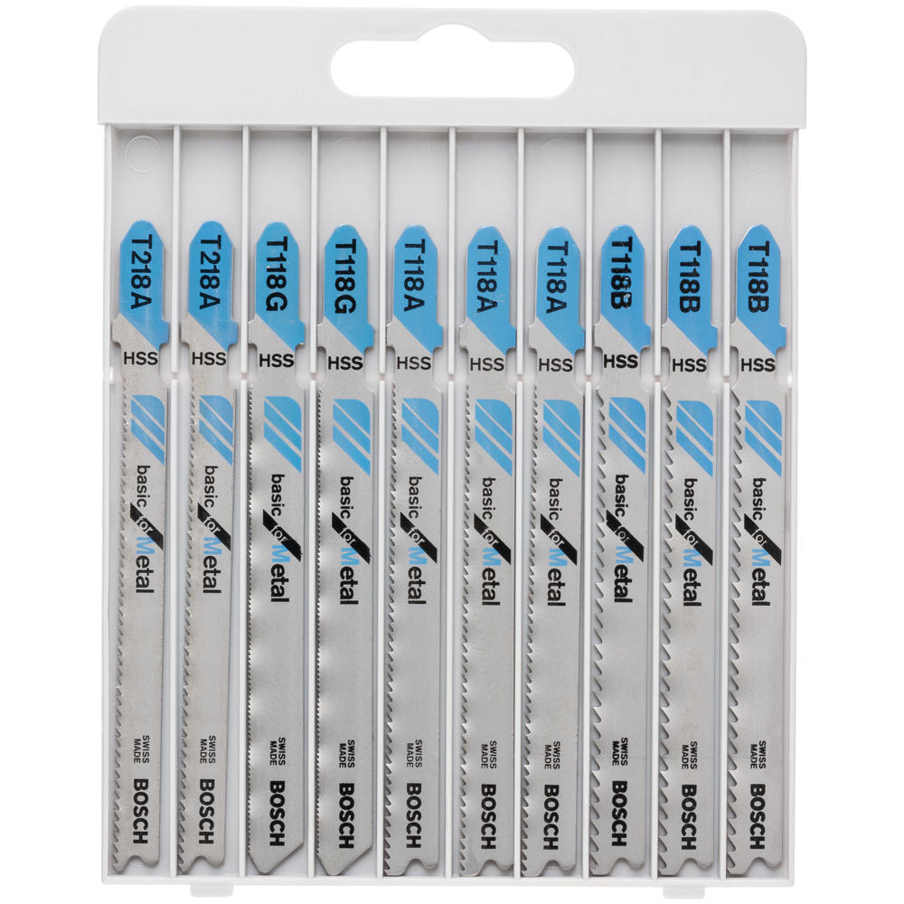Bosch 10 Piece X-Pro Line Metal Cutting Jigsaw Blade Set
