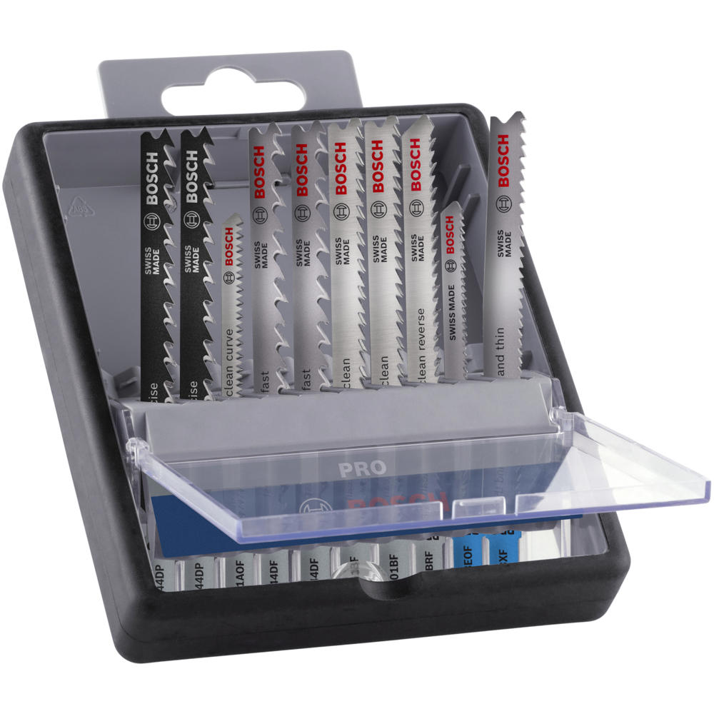 Bosch PRO 10 Piece Wood and Metal Cutting Jigsaw Blade Set