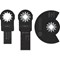 Bosch 3 Piece Starlock Wood and Soft Metal Oscillating Multi Tool Blade Set 
