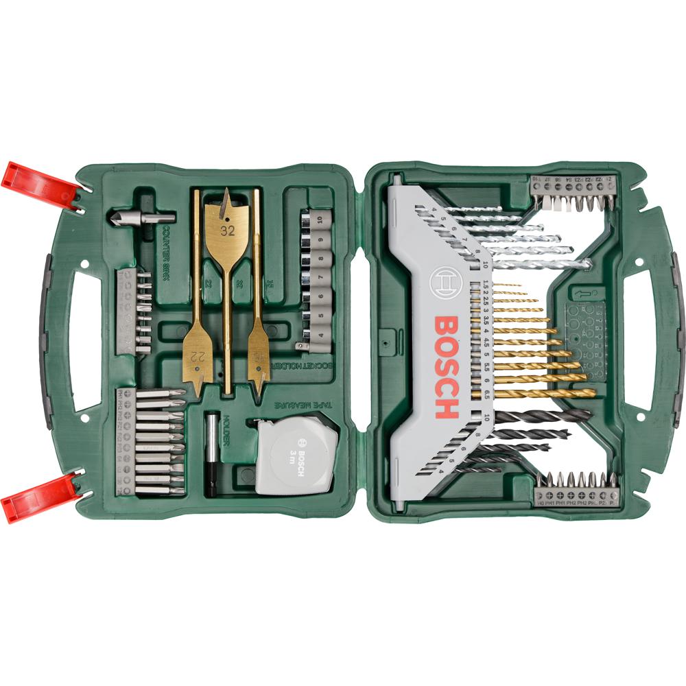 Bosch X Line 70 Piece Drill Bit and Power Tool Accessory Set