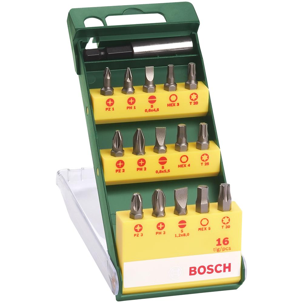 Bosch 16 Piece Mixed Screwdriver Bit Set