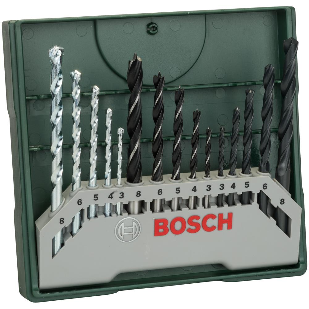 Bosch 15 Piece Mini X Line Drill Bit Set