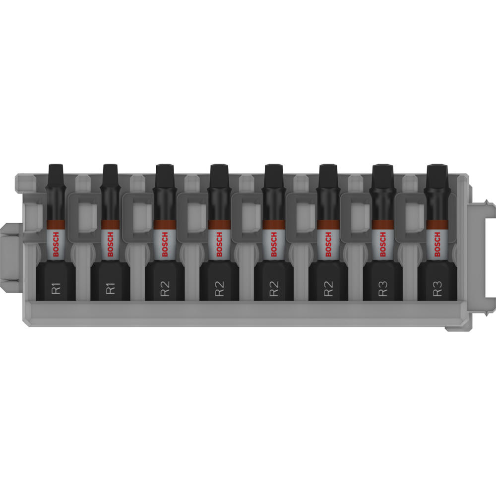 Bosch PRO 8 Piece Impact Robertson Screwdriver Bit Set