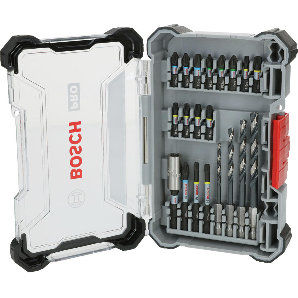 Bosch PRO 20 Piece Impact HSS Drill and Screwdriver Bit Set