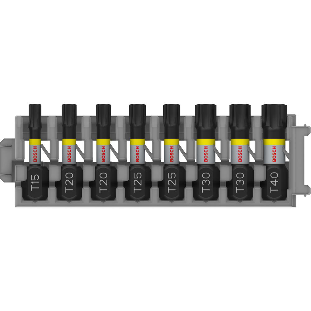 Bosch PRO 8 Piece Impact Control Torx Screwdriver Bit Set
