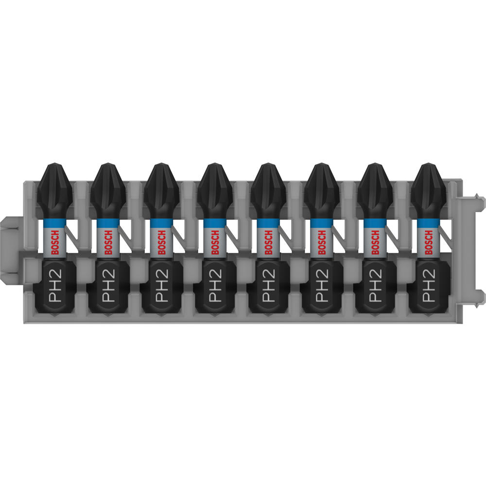 Bosch PRO 8 Piece Impact Control Phillips PH2 Screwdriver Bit Set