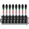 Bosch PRO 8 Piece Impact Control Pozi PZ2 Screwdriver Bit Set 