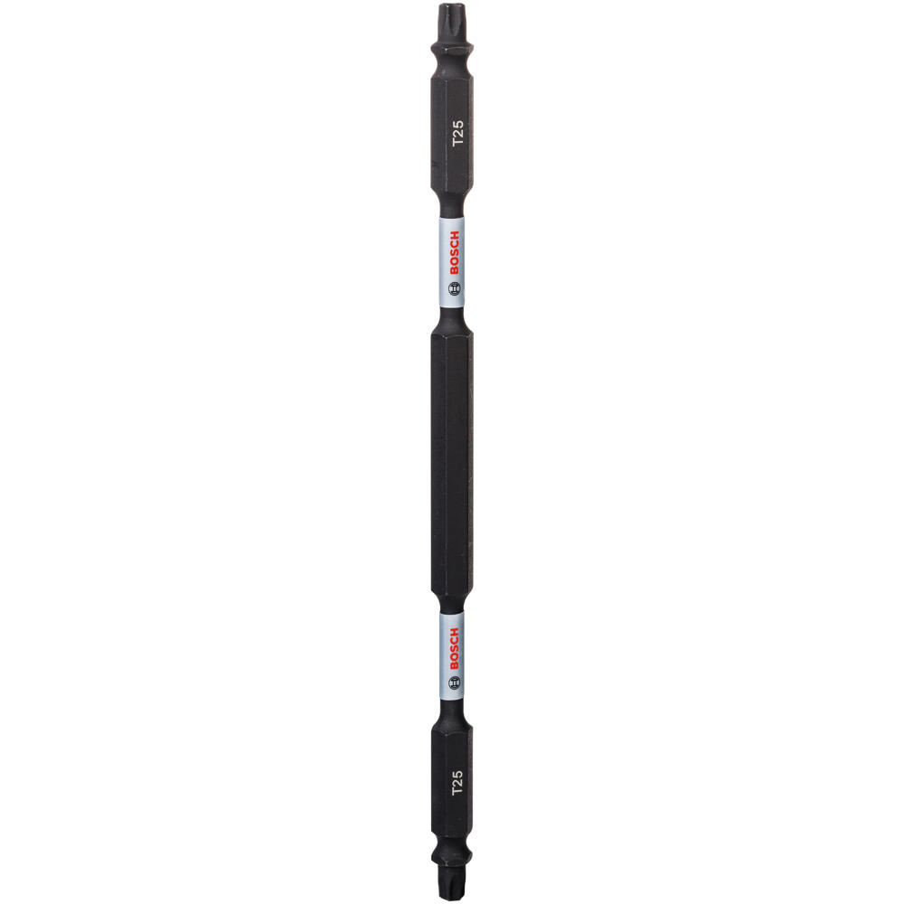 Image of Bosch Impact Double Ended Torx Screwdriver Bit T25 150mm Pack of 3