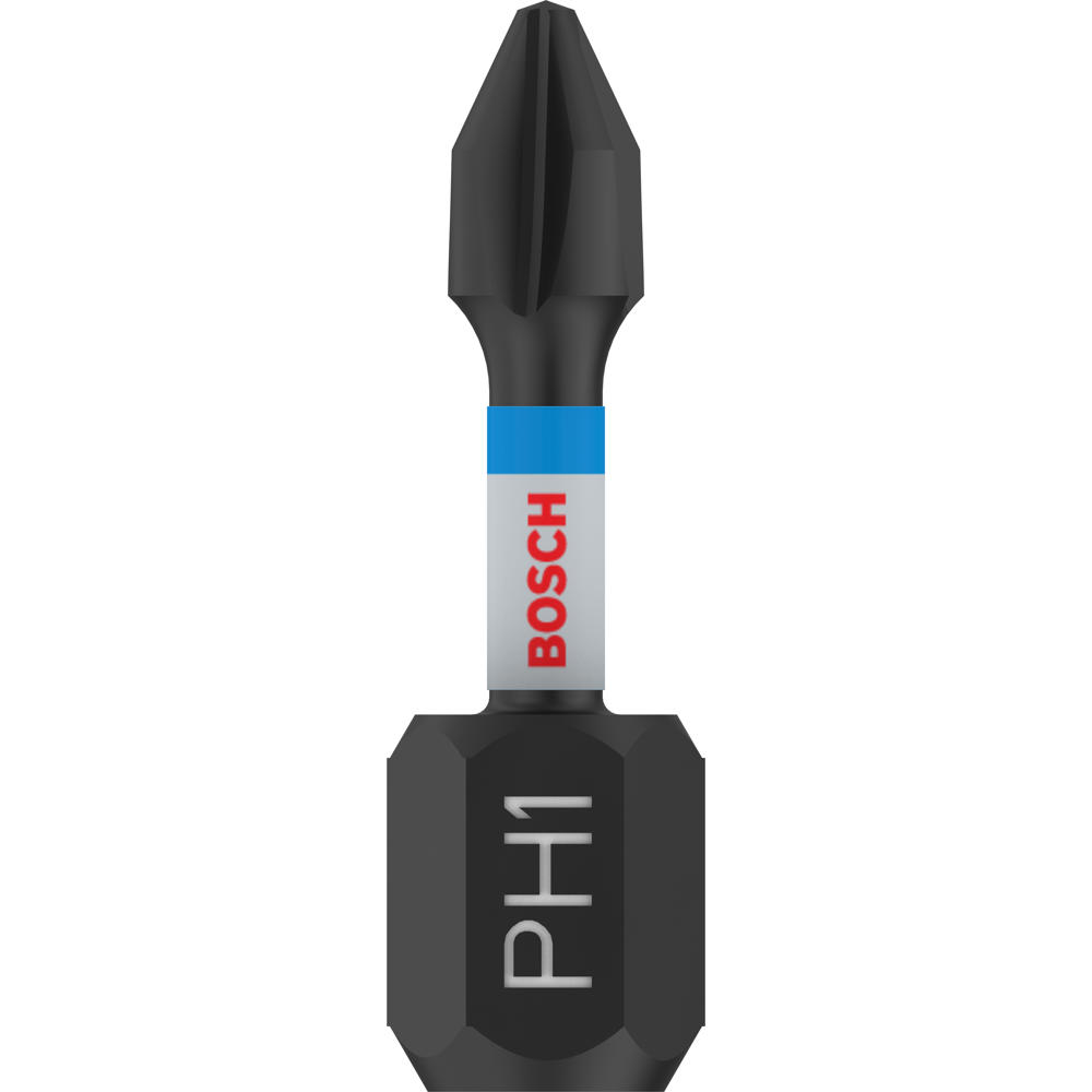 Image of Bosch PRO Impact Control Torsion Philips Screwdriver Bits PH1 25mm Pack of 2