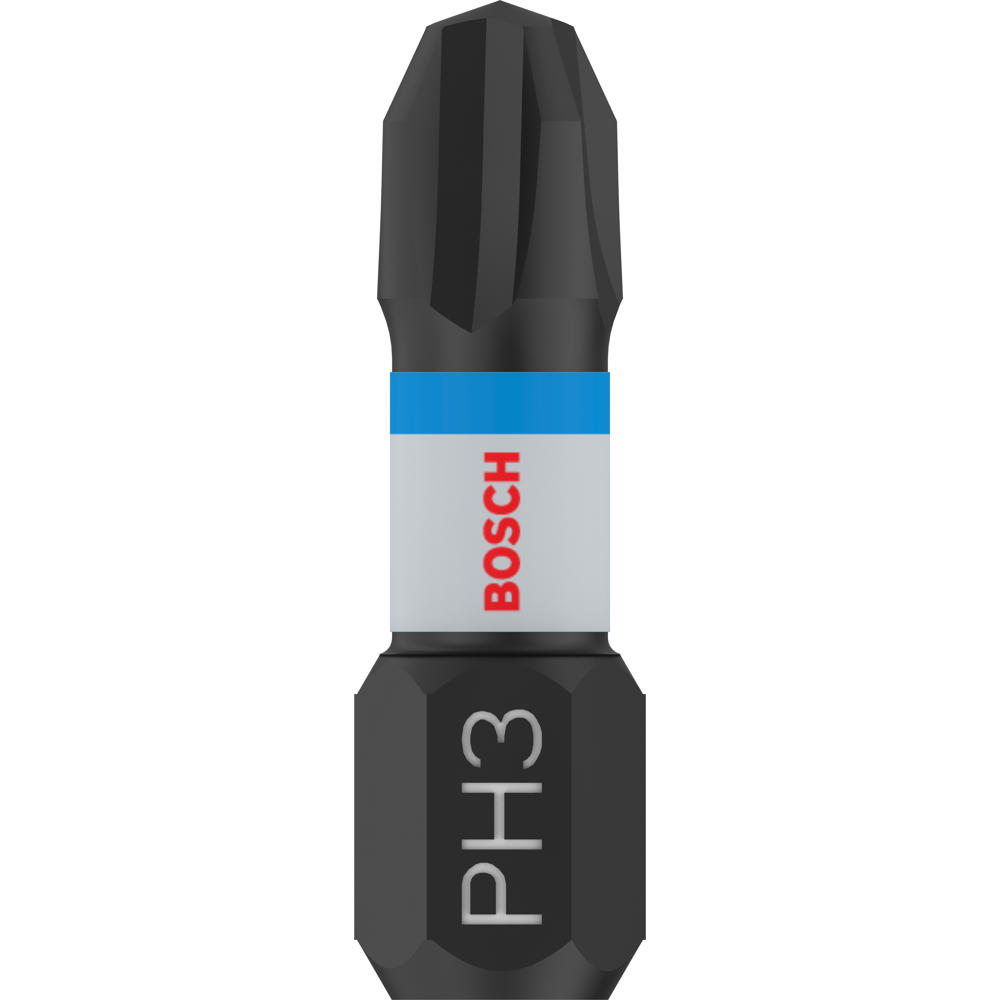 Bosch PRO Impact Control Torsion Philips Screwdriver Bits PH1 25mm Pack of 2